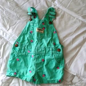 Oshkosh girls shorts overalls